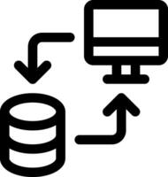 this icon or logo cloud algorithm icon or other where the result of technological sophistication in storing information and others or design application software vector