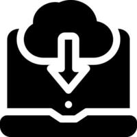 this icon or logo cloud algorithm icon or other where the result of technological sophistication in storing information and others or design application software vector