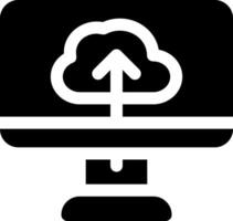 esta icono o logo nube algoritmo icono o otro dónde el resultado de tecnológico sofisticación en almacenamiento información y otros o diseño solicitud software vector