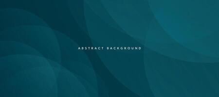 Green background with circle elements vector