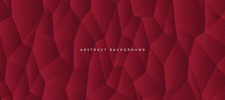 dark red abstract polygon background vector