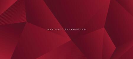 dark red abstract polygon background vector