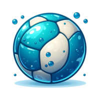 AI generated water polo ball png