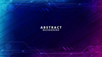 Gradient Digital technology background. Futuristic background for various design projects such as websites, presentations, print materials, social media posts vector