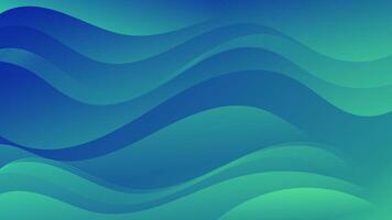 Abstract green blue Background with Wavy Shapes. flowing and curvy shapes. This asset is suitable for website backgrounds, flyers, posters, and digital art projects. vector