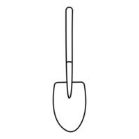 garden tool set care line icon element vector