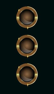 Groups of 2 Luxury buttons and premium badges and label, dark premium buttons, labels top quality products vector design