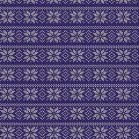 A Seamless blue Knitting Knitted pattern for sweater. Winter seamless background, a texture vector, a Traditional Blue and white sweater patterns vector