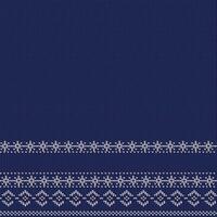 A Knitting Knitted pattern for sweater. Winter seamless background, a texture vector, a Traditional Blue and white sweater textile vector