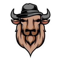 Buffalo Fedora Hat vector