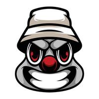 Clown Bucket Hat vector