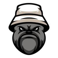 Bulldog Bucket Hat vector