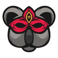 Koala Masked Design vector