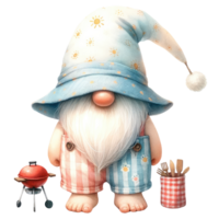 AI generated Summer Gnome Theme. png