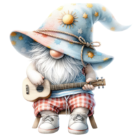 AI generated Summer Gnome Theme. png