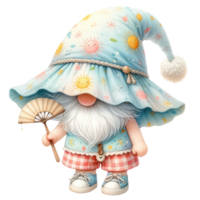 AI generated Summer Gnome Theme. png