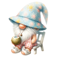 ai genererad sommar gnome tema. png