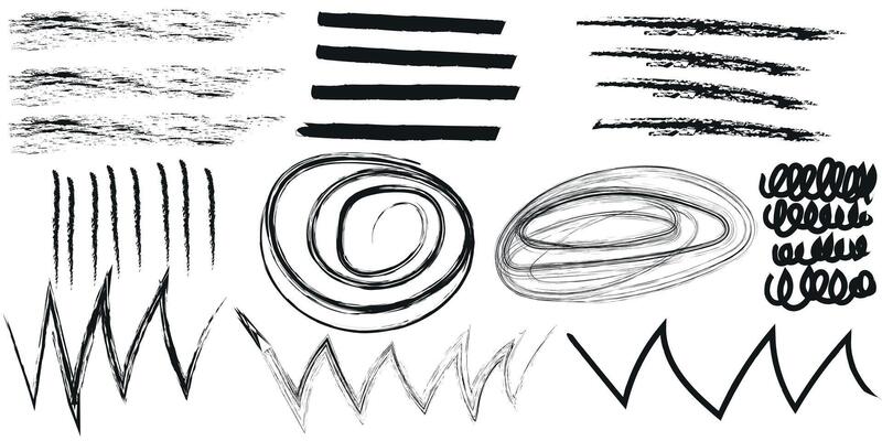 Paint, rectangular ink brush stroke, shapes. Dirty grunge design element, box or background for text. Grungy smears and rough stains set. Hand drawn ink high quality textured, brushes