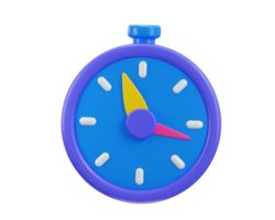 stoppur timer ikon 3d tolkning illustration png