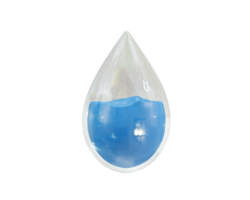 water drop 3d icon illustration png