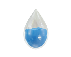 water laten vallen 3d icoon illustratie png