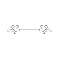Single Border Design element Vector design