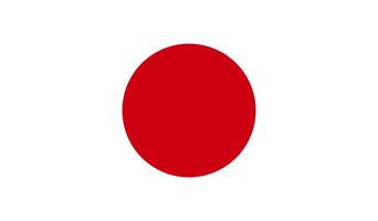 Flag of Japan, brush stroke background vector