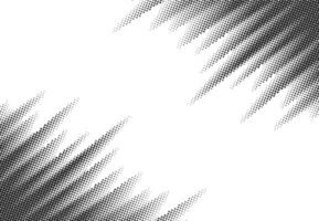 Diagonal halftone speed lines manga style background. Anime style dotted stripes. Comics book frame. Monochrome super hero force movement layout. Simple geometric striped motion effect. vector