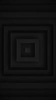 Vertical video - abstract dark metallic squares background animation. Gently moving black polished metal square shapes. This dark minimalist background is full HD and a seamless loop.