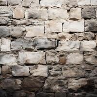 AI generated Aged elegance captured in the texture of an ancient stone wall For Social Media Post Size photo