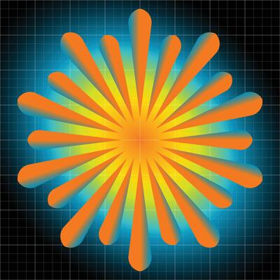 Abstract Illustration Color Gradient Background.