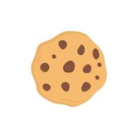 plano ilustración de mantequilla galletas aislado en blanco antecedentes vector