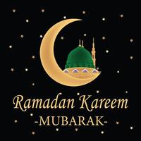 ilustración de Ramadán kareem vector diseño en un blanco antecedentes