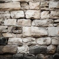 AI generated Aged elegance captured in the texture of an ancient stone wall For Social Media Post Size photo