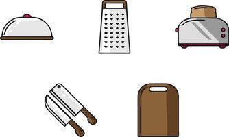 household, home appliances and decorations vector