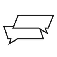 Vector speech bubble icons