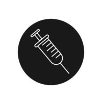 injection flat style icon vector