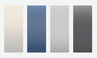 Color gradient modern background set. Screen vector design for mobile app. Spring, fresh soft color abstract gradients