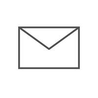 Mail icon vector for web, computer and mobile app