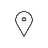 Location marker pin icon vector