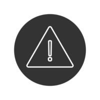 Caution warning signs. Exclamation marks vector