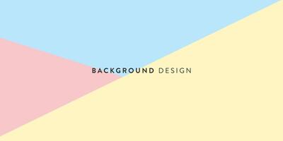 pastel color geometric background design vector