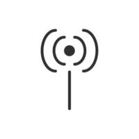 Network signal icon flat illustration design vector