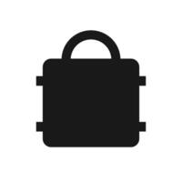 lock icon isolated on white background vector