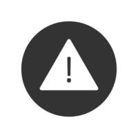 Caution warning signs. Exclamation marks vector