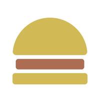 Flat style vector hamburger