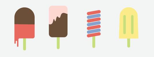 Ice cream vector collection.