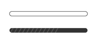 vector loading icons. loading bar progress icon. Download progress. Collection Loading status. Vector illustration.