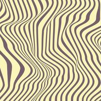 Abstract stripes optical art wave line background. Vector illustration