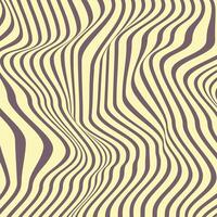 Abstract stripes optical art wave line background. Vector illustration